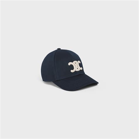 celine triomphe baseball cap|Celine triomphe cap.